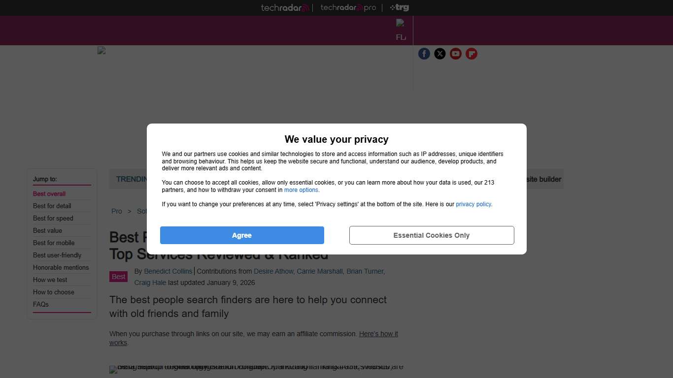 Best people search finder service of 2026: reviewed, ranked and rated | TechRadar